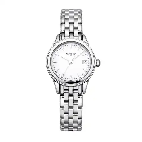 浪琴longines 瑞士手表 军旗系列石英女表l4.216.4.12.