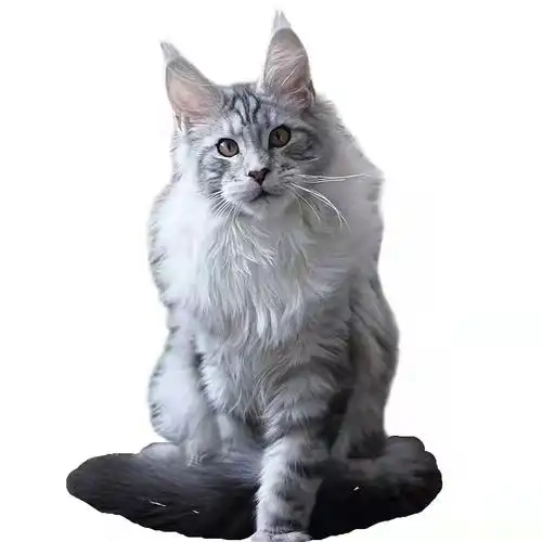 银虎斑缅因猫纯种缅因猫巨型西伯利亚森林猫长毛幼崽宠物猫咪活物