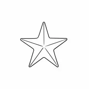 星手画轮廓涂鸦图标照片