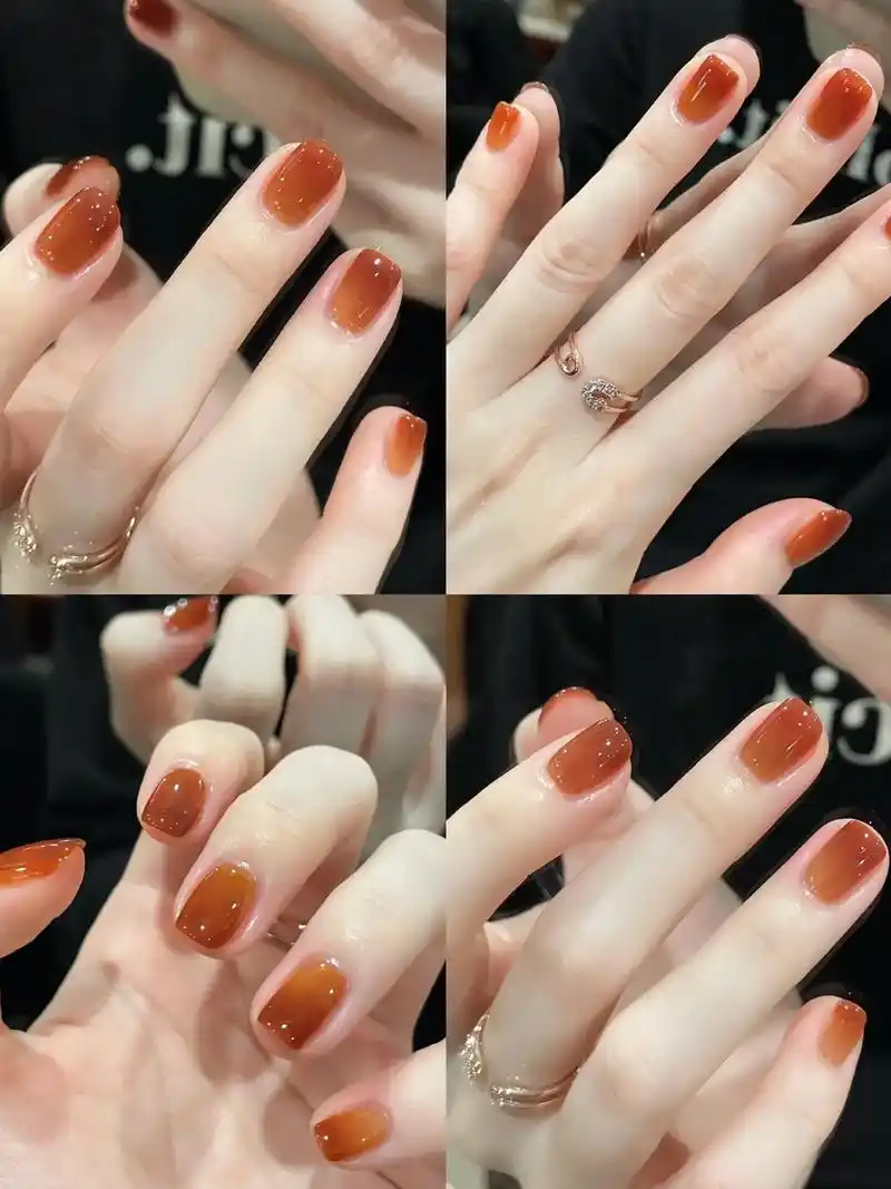 秋冬显白美甲推荐