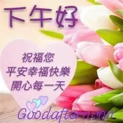 下午好中老年专用表情包最新漂亮的下午好表情图片午后愉快天天好心情