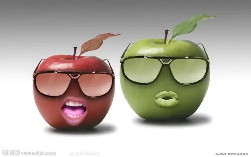 创意苹果人图片