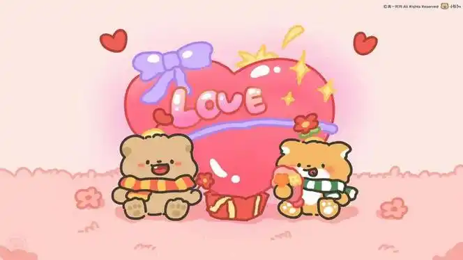 可爱小熊ipad电脑壁纸