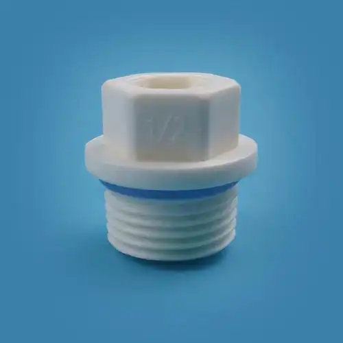 丝堵pp-r堵头闷头ppr塑料4分丝堵镀锌铁堵头家装水管试压1/2丝堵