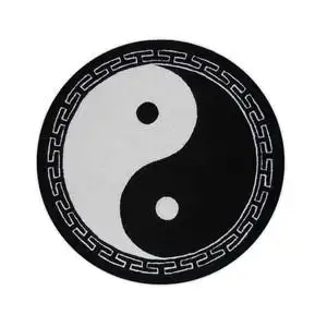 拜垫太极八卦图案跪垫加厚蒲团圆形坐垫道教打坐垫禅修垫0人付款46