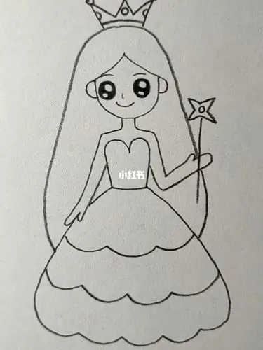 简单画小公主