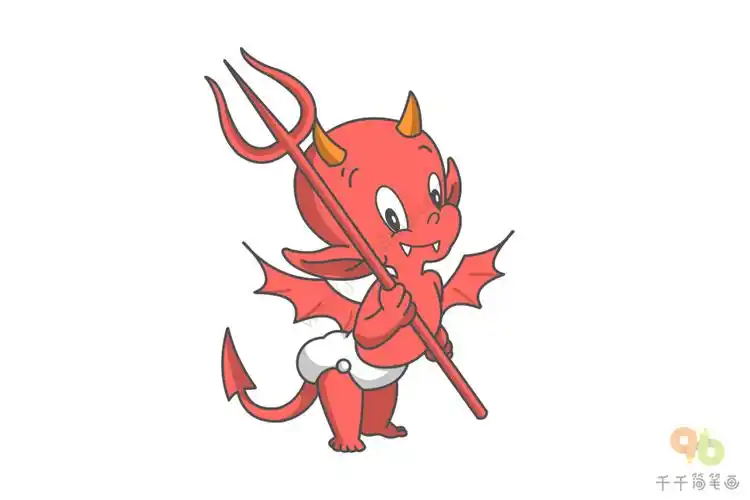 恶魔简笔画