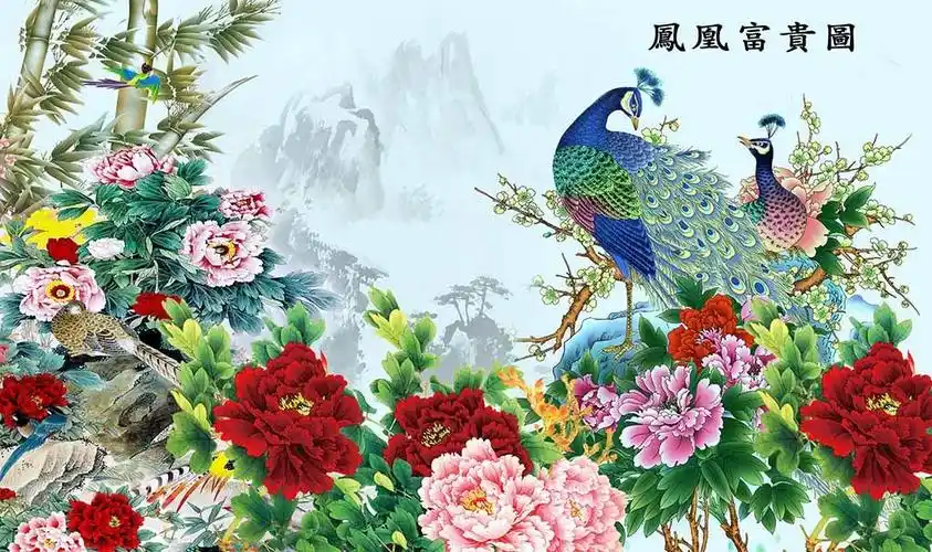 花开富贵图片