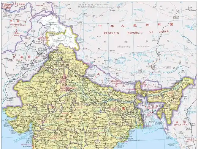 印度地图