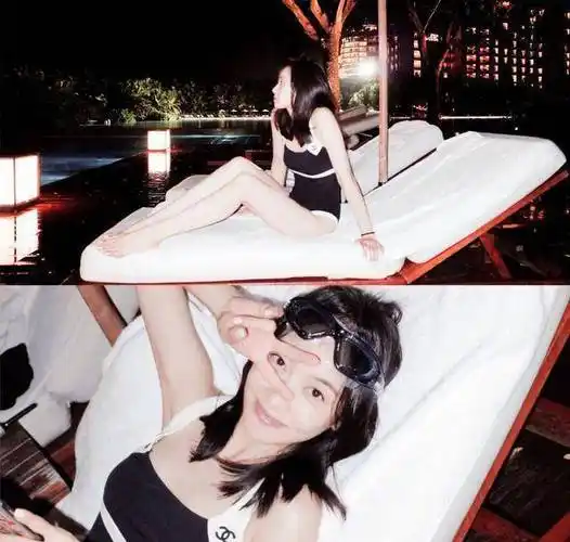 宋茜金鹰节被吐槽胖后,主动晒泳装照秀身材,还回怼网友_礼服_造型