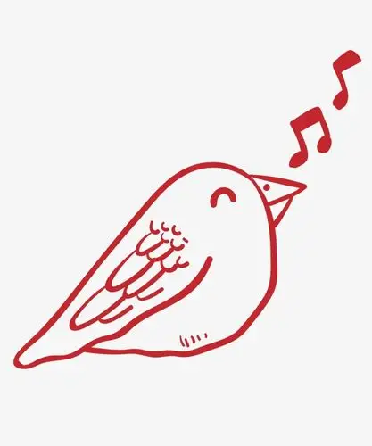 欢快唱歌的小鸟