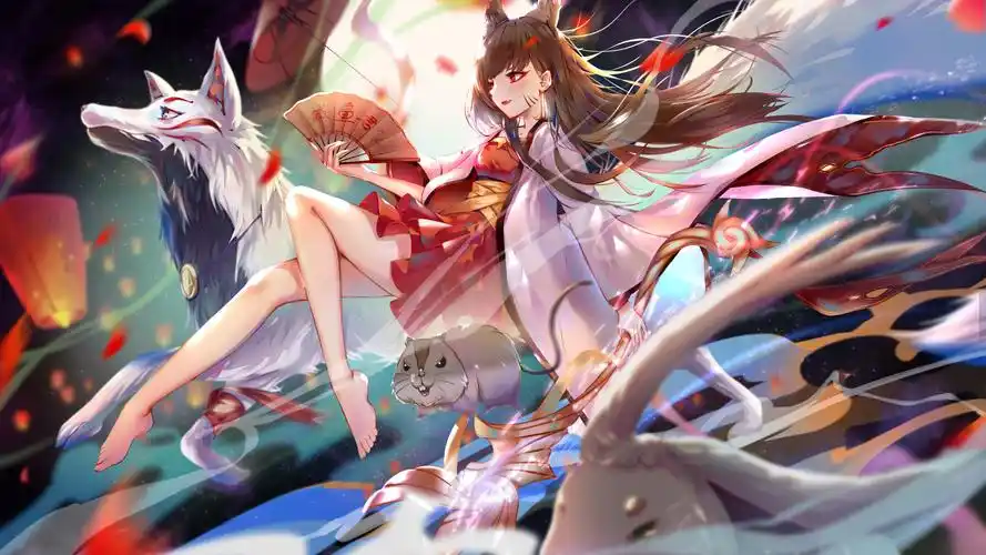 动漫插画唯美少女壁纸1