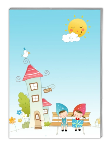 爱的礼物-心相随(可爱童真的美好)-a4杂志册(40p)