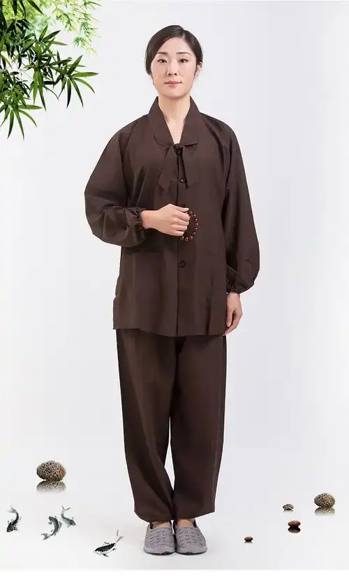 居士服女佛教衣服外套海青僧服女居士禅修服居士服拜佛打坐服男套装