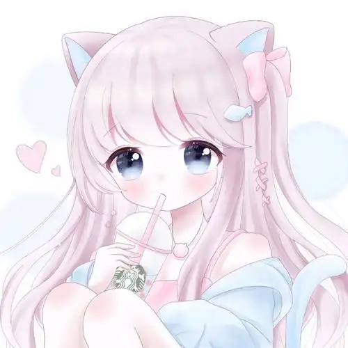 可爱女生卡通头像  #仙气可动漫少女头像微信动漫女孩可爱头像女生