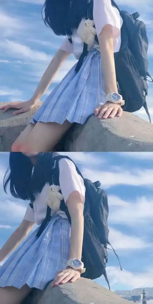 短裙少女两格图_手机壁纸_唯美其他手机壁纸_我要个性网