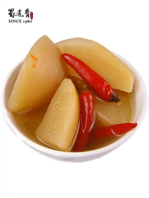 四川泡老萝卜泡酸菜陈泡咸萝卜坛泡菜酸萝卜炖老鸭汤蜀逍肴商用装
