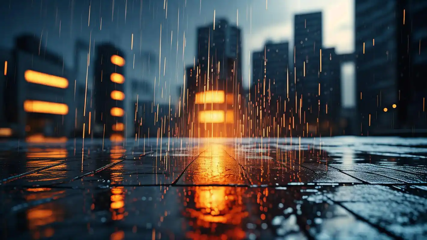 9715暴雨夜晚的街景壁纸精选91