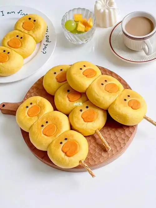 拉丝莎莉鸡牛奶面包|呆萌可爱还不长肉_面包_牛奶_代糖_呆萌_黄油