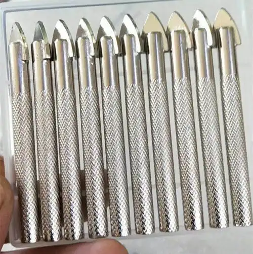 陶瓷钻头 加长三角柄陶瓷墙壁瓷砖钻头玻璃开孔器 手枪合金钻头