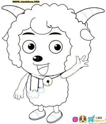 简笔画喜羊羊简笔画喜羊羊决战次时代