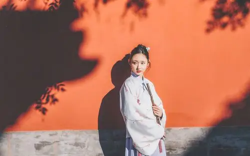 古风美女户外唯美写真高清桌面壁纸