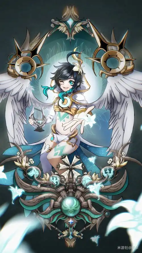 【温迪绘画】温迪·巴巴托斯风花之约