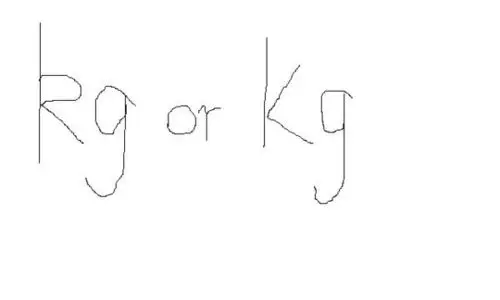 kg手写的时候k要写成英语里的小写形式吗(物理)