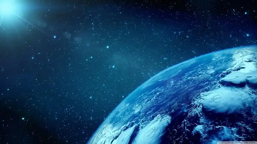 唯美浩瀚星空插画桌面壁纸