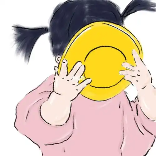 随手画干饭人情侣头像