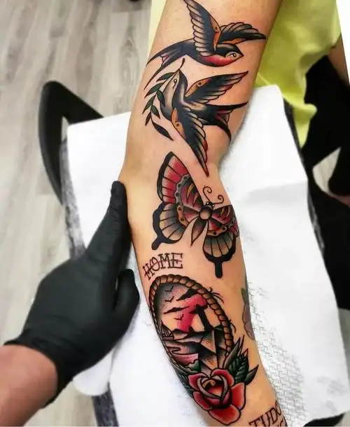 万物皆可oldschool如何纹一个纯正浓烈的美式复古纹身