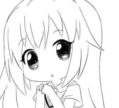 可爱q版人物简笔画的图片