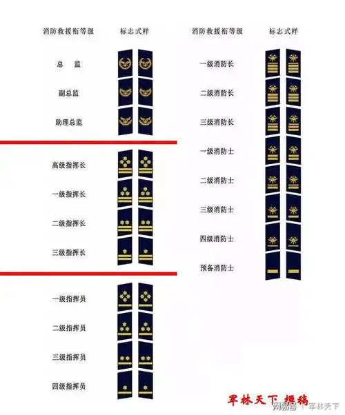 消防员肩章领章标志设计完美一款神似大尉军衔配合制服显大气