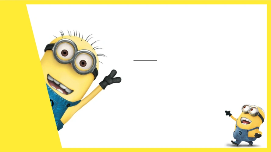 小黄人工作报告模板[适合活泼有趣的教学].ppt