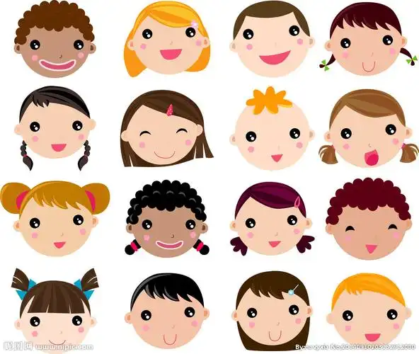 卡通女孩头像图片