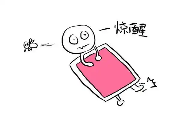 晚上睡觉时,梦到一脚踩空,从高空坠落,身体会猛地抖一下,然后被惊醒