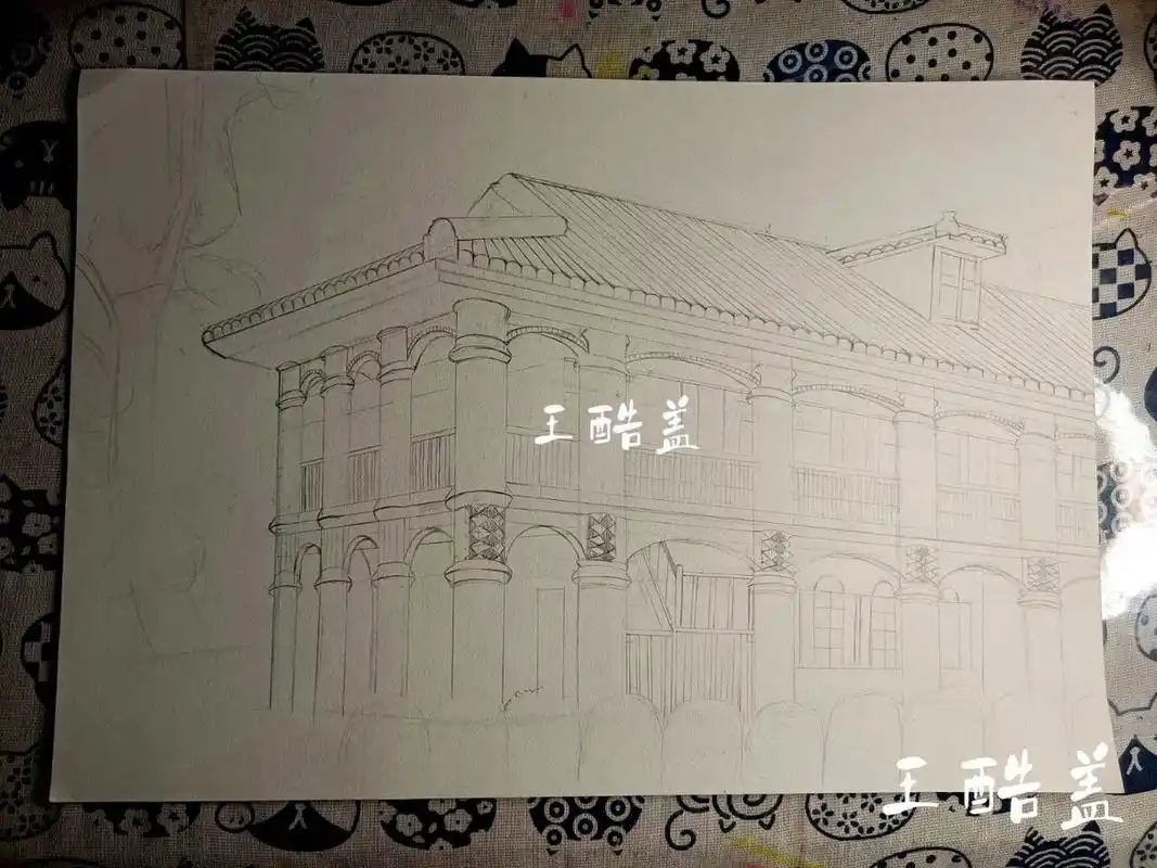 建筑_遵义会议会址 有人想看建筑类绘画_遵义会议会址的最终完成图吗
