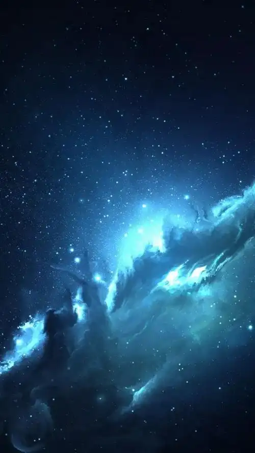 44张iphone星空壁纸就两个字好看