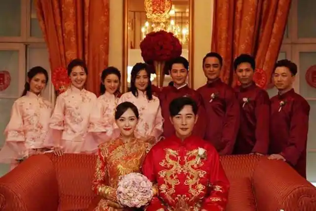 唐嫣结婚伴娘伴郎是谁