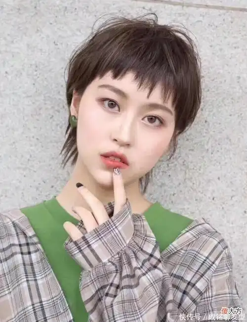 鲻鱼头是一种前短后长的发型 , 后颈部位刻意留长 , 有点类似鲻鱼的