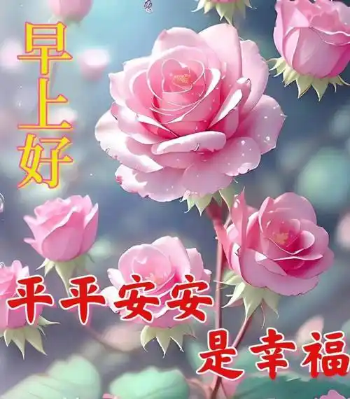 唯美早安漂亮图片祝福,美好的祝福_问候_朋友_人生
