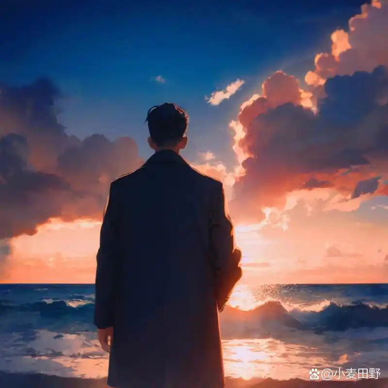 男生头像|落日海滩氛围 我想去看看秋天的海 也许落日的海风会带走