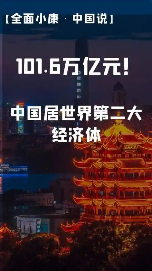 6万亿元!中国稳居世界第二大经济体
