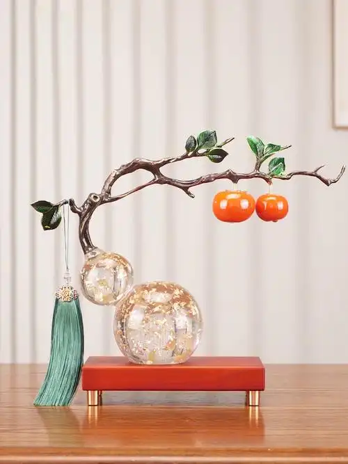 水晶葫芦摆件,点亮新家的每一处角落