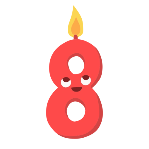 蜡烛数字图片大全