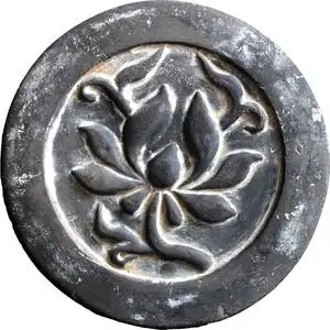 仿古汉代瓦当摆件莲花纹秦砖汉瓦收藏艺术品酒店装饰拓片制作素材