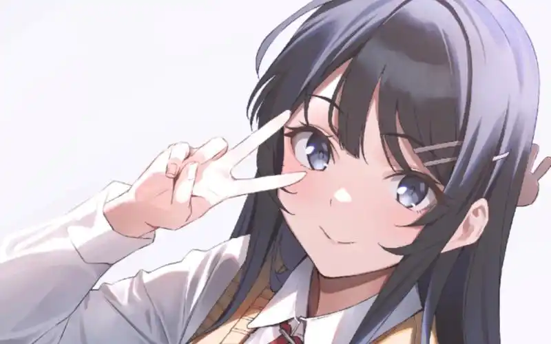 【兔女郎学姐-壁纸】樱岛麻衣↑隐↓唤!