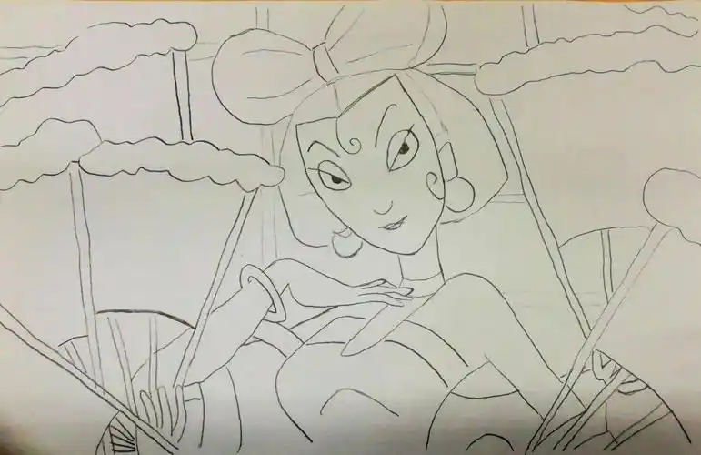 妲己那么就拿起你的画笔,画出你心中最美的动画形象来吧来吧!