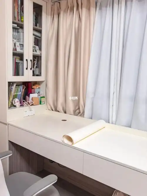 飘窗书桌后悔才拥有这桌垫质感绝了