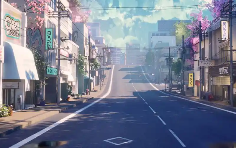 ue5二次元日式街道